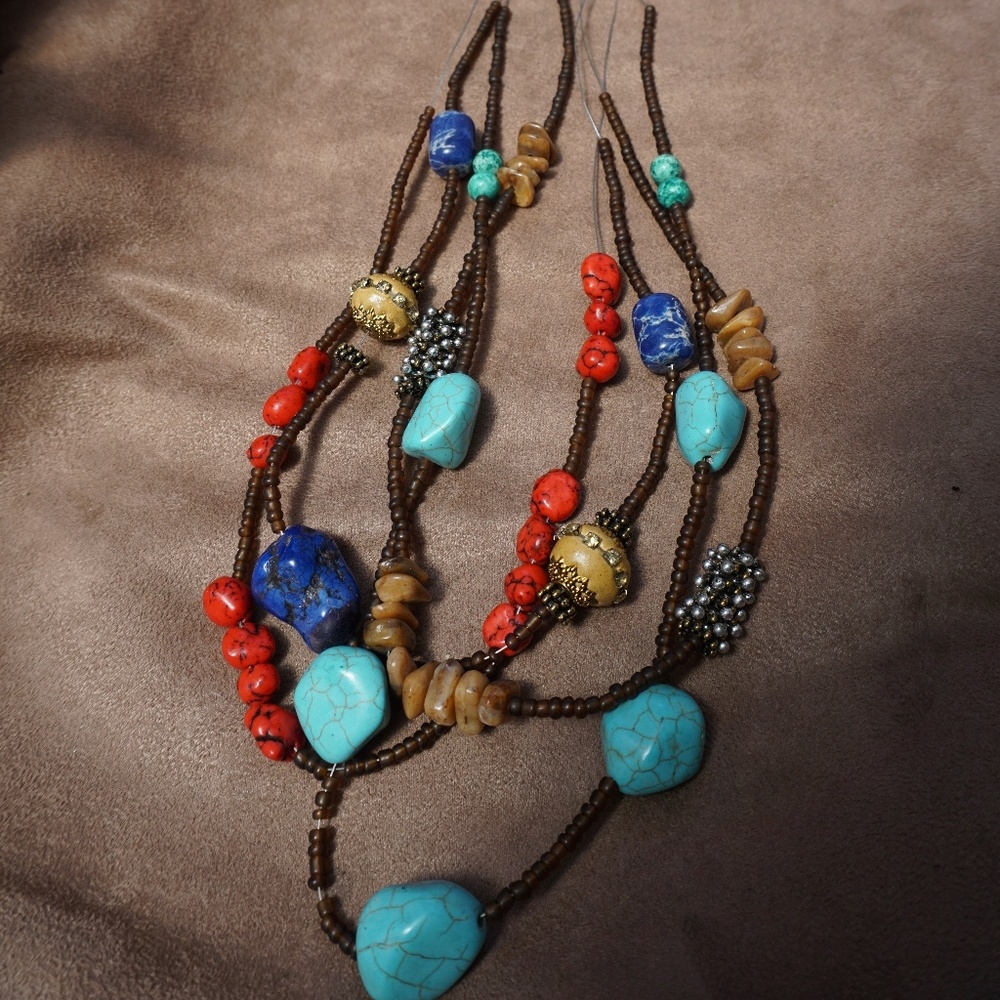 Zevar multicolored necklace